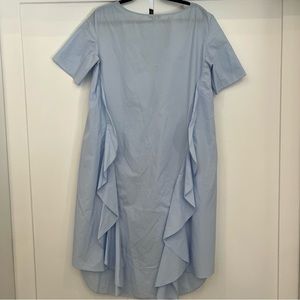 Light blouse ruffle COS tunic high low dress